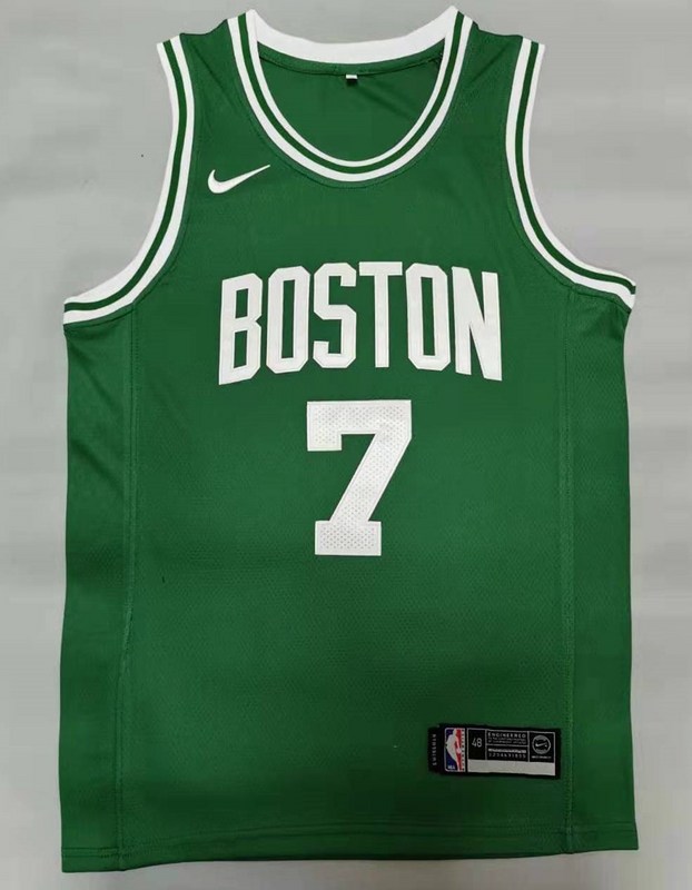 Men Boston Celtics #7 Jaylen Brown Green Nike 2025 NBA Jersey style 1->boston celtics->NBA Jersey